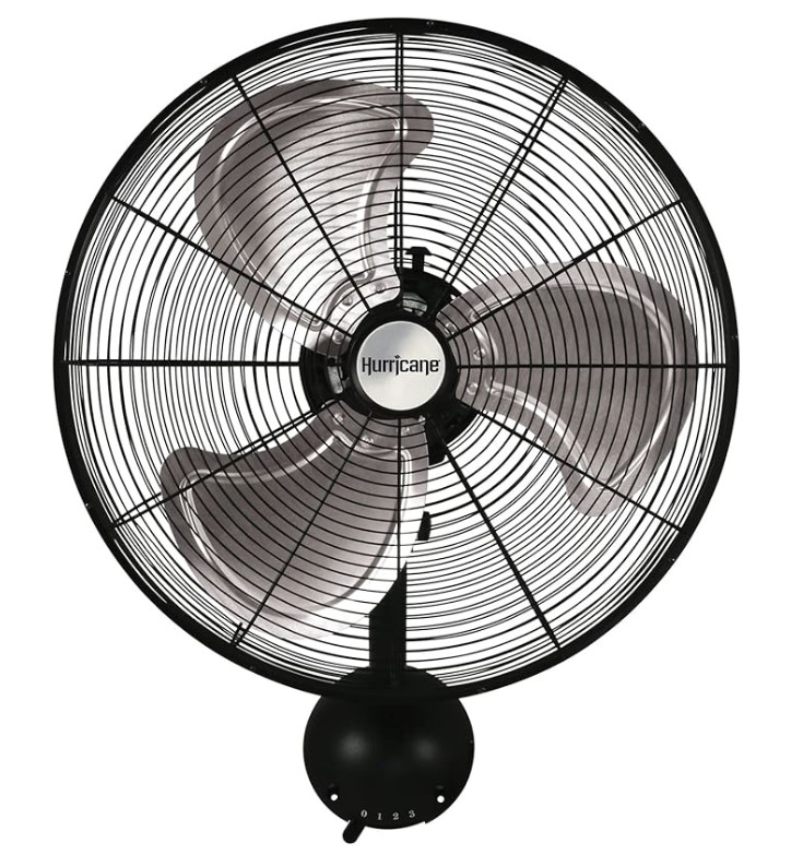 Hurricane Fans - 20inch Pro Series Metal Wall Mount Fan