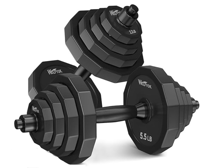 KISS GOLD Adjustable Dumbbell Set