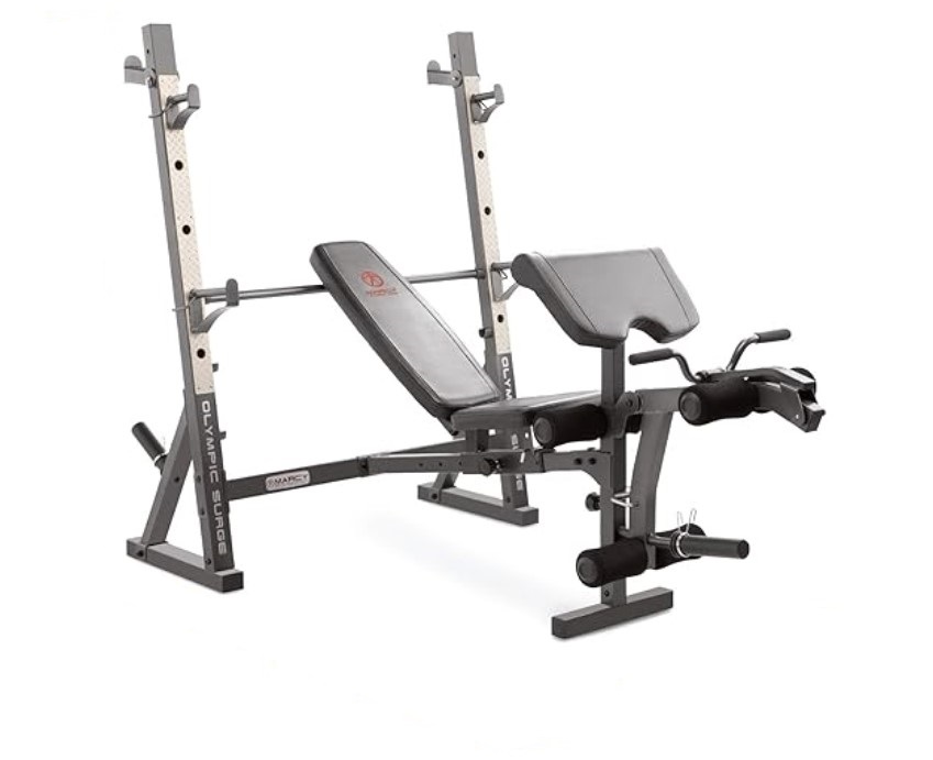 Marcy Olympic Weight Bench with Preacher Curl Pad and Leg Developer
