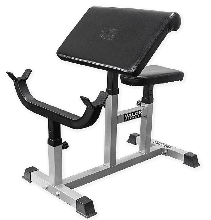 Valor Fitness Preacher Curl Bench